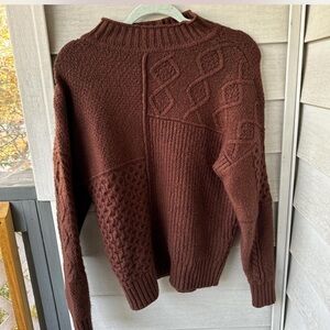 American eagle size S chocolate brown sweater